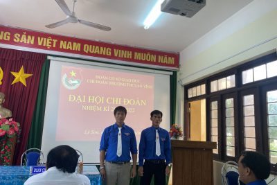 Đại hội Chi đoàn nhiệm kì 2021-2022 của trường THCS An Vĩnh